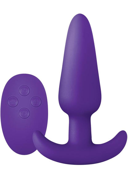 Luxe Collection Zenith Wireless Stimulator Rechargeable Silicone Anal Plug with Remote Control - Purple