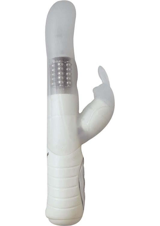 Magic Rabbit Tickler Silicone Vibrator - White