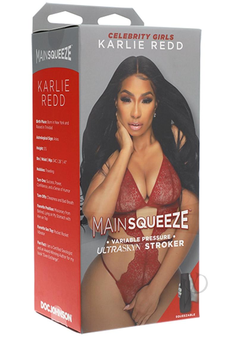 Main Squeeze Celebrity Karlie Redd Ultraskyn Masturbator - Pussy - Brown/Caramel