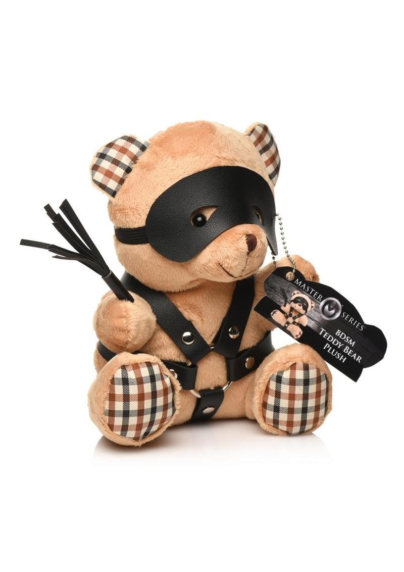 Master Series BDSM Plush Teddy Bear - Tan