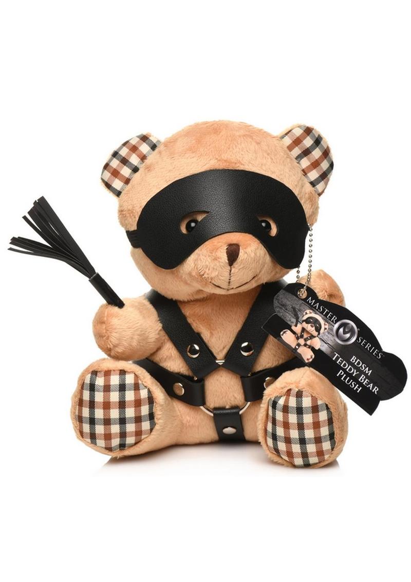 Master Series BDSM Plush Teddy Bear - Tan