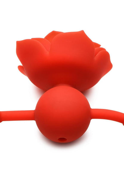 Master Series Blossom Gag Silicone Rose Gag