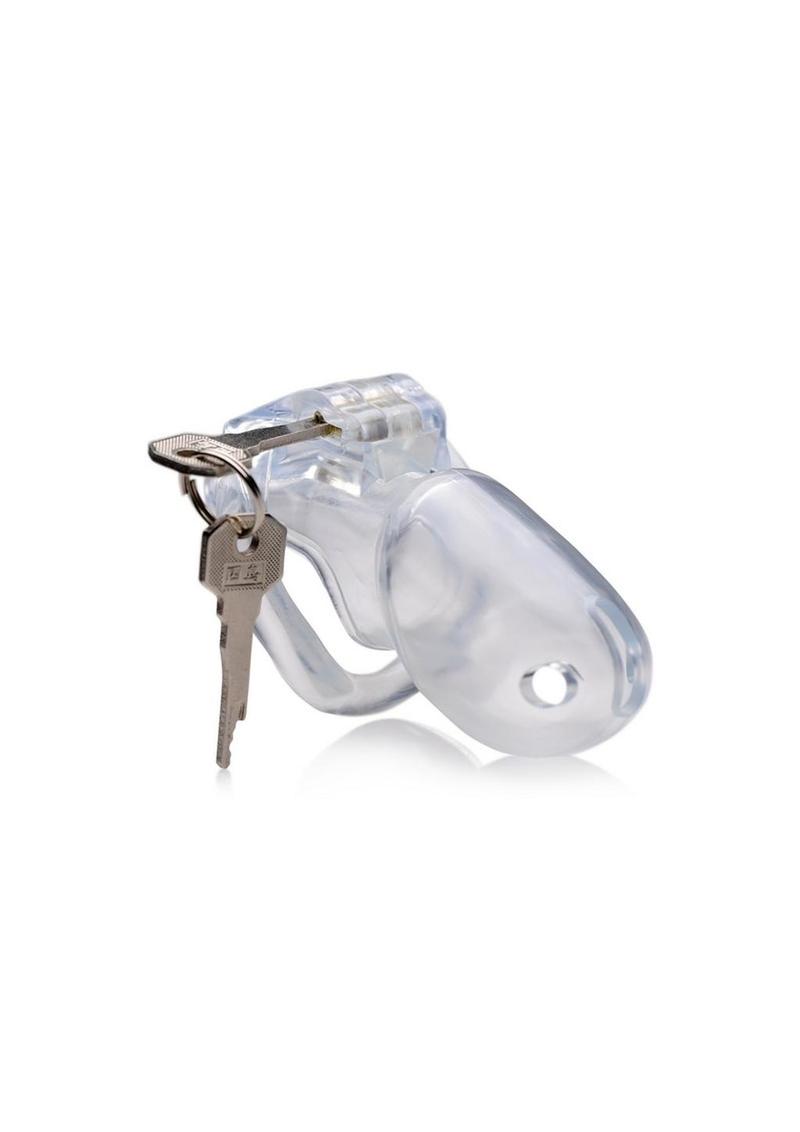 Master Series Clear Captor Chastity Cage with Keys