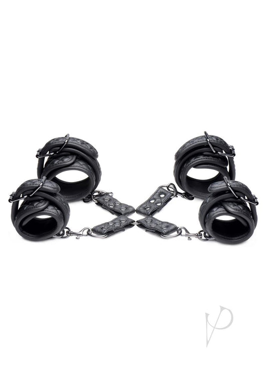 Master Series Concede Wrist and Ankle Restraint - Black - Set