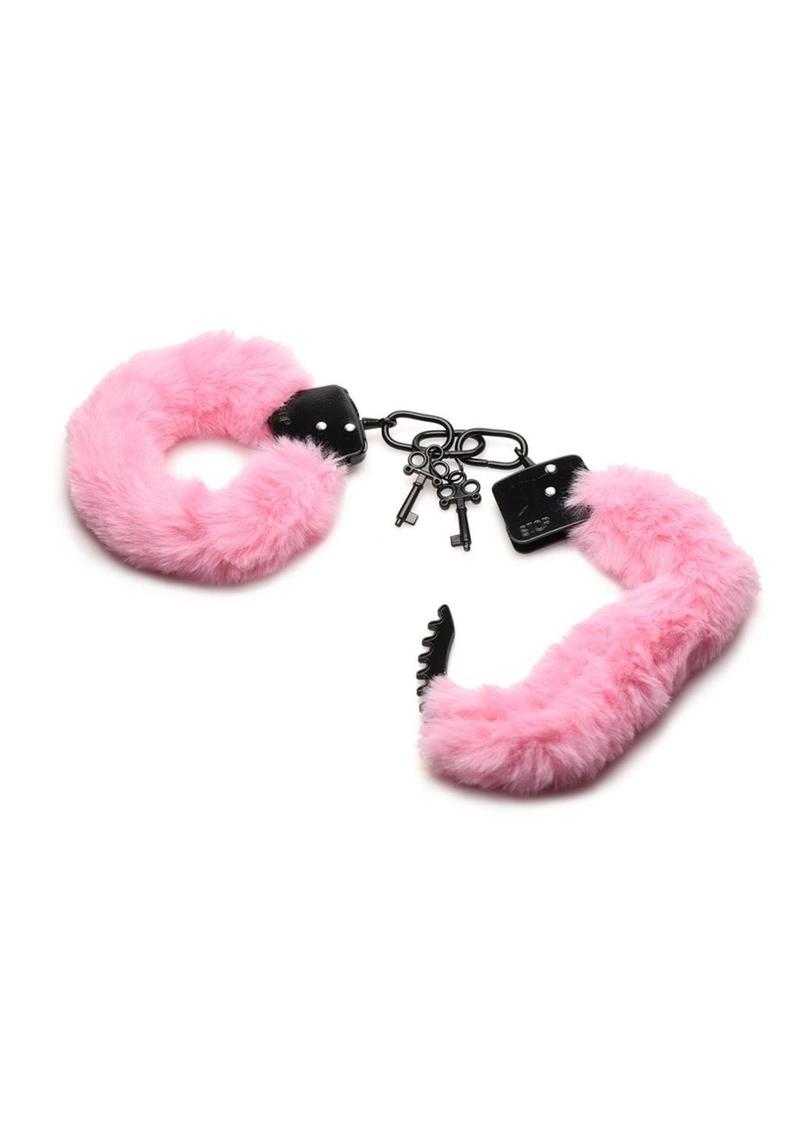 Master Series Cuffed In Fur Furry Handcuffs