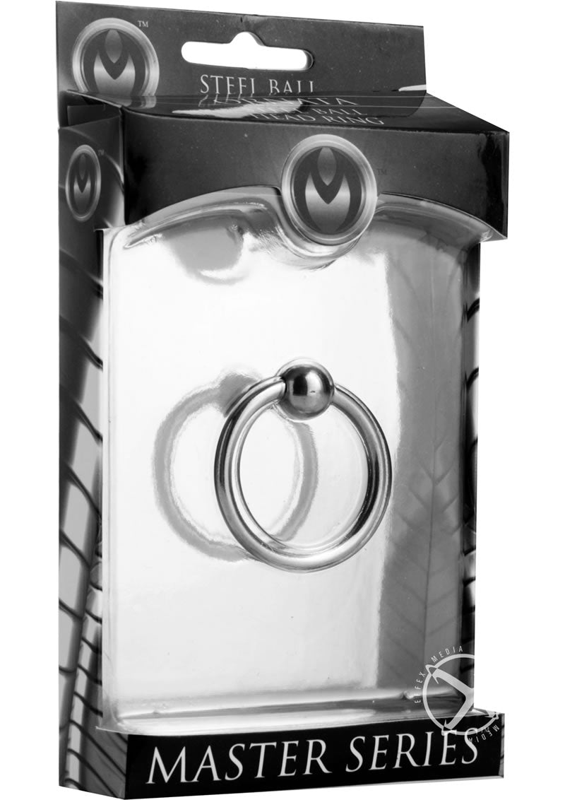 Master Series Ornata Steel Ball Head Ring - Metal/Silver