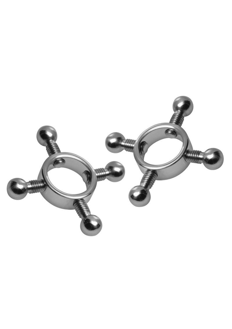 Master Series Rings Of Fire Stainless Steel Nipple Press