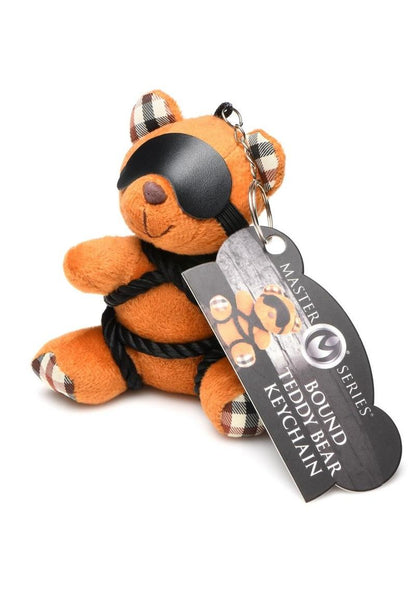 Master Series Rope Teddy Bear Keychain - Brown