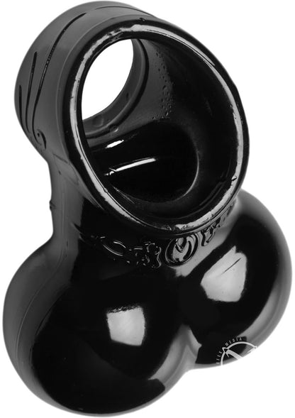 Master Series Squeeze My Sack Scrotum Pouch - Black