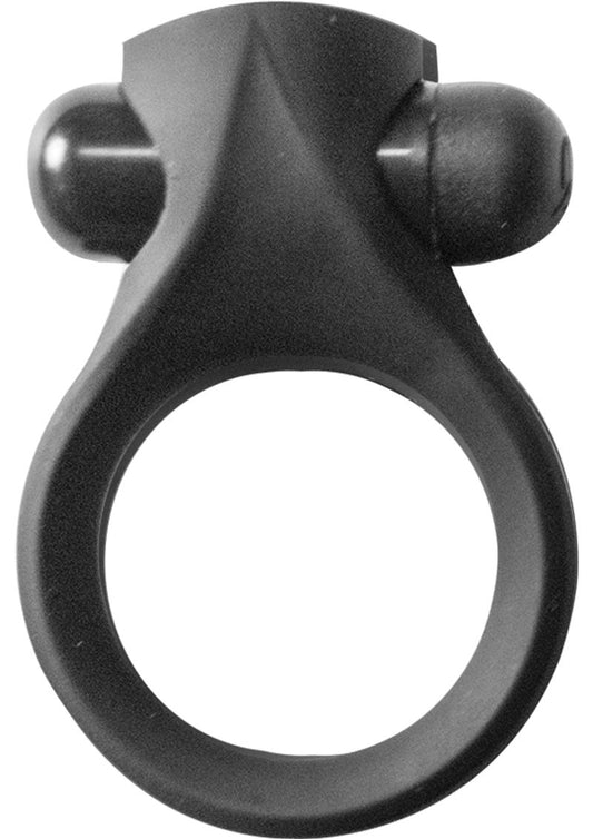 Maxx Gear Teaser Ring Silicone Vibrating Cock Ring - Black