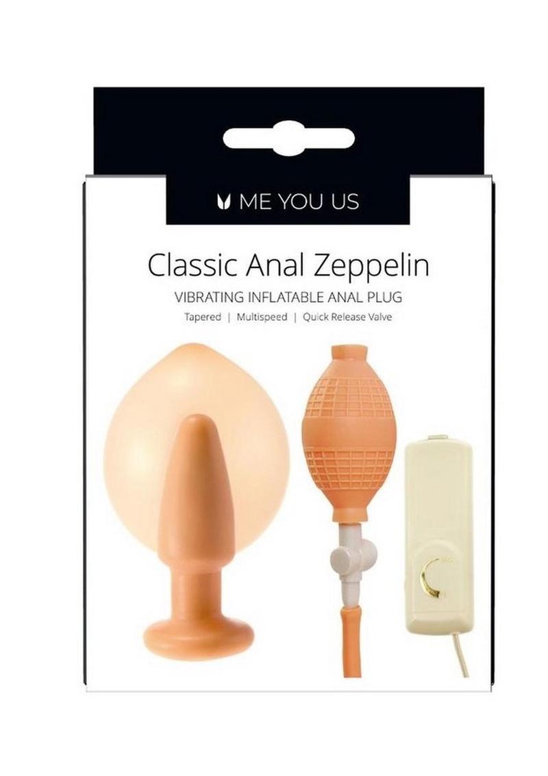 ME YOU US Classic Anal Zeppelin Vibrating Inflatable Butt Plug