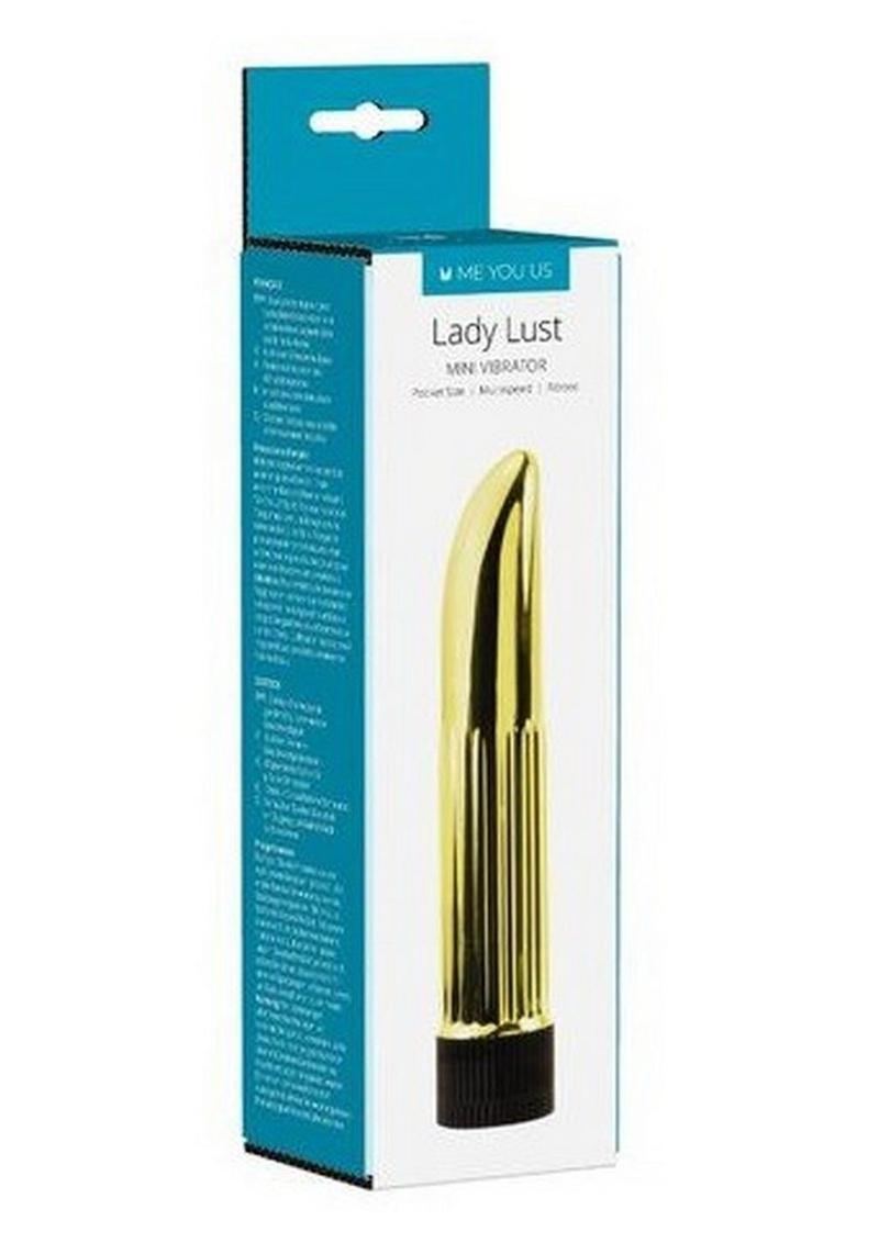 ME YOU US Lady Lust Ribbed Mini Vibrator - Gold