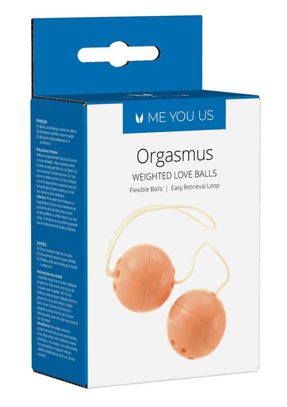 ME YOU US Orgasmus Love Balls Ben Wa Kegel Balls - Vanilla