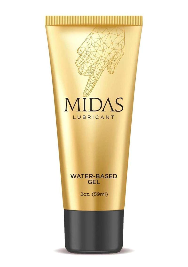 Midas Water Based Gel Lubricant - 2oz