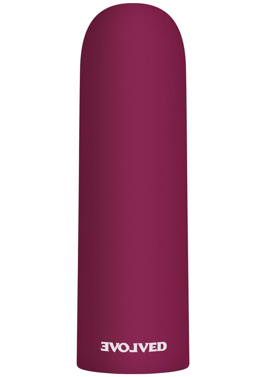 Mighty Thick Rechargeable Bullet Vibrator - Red