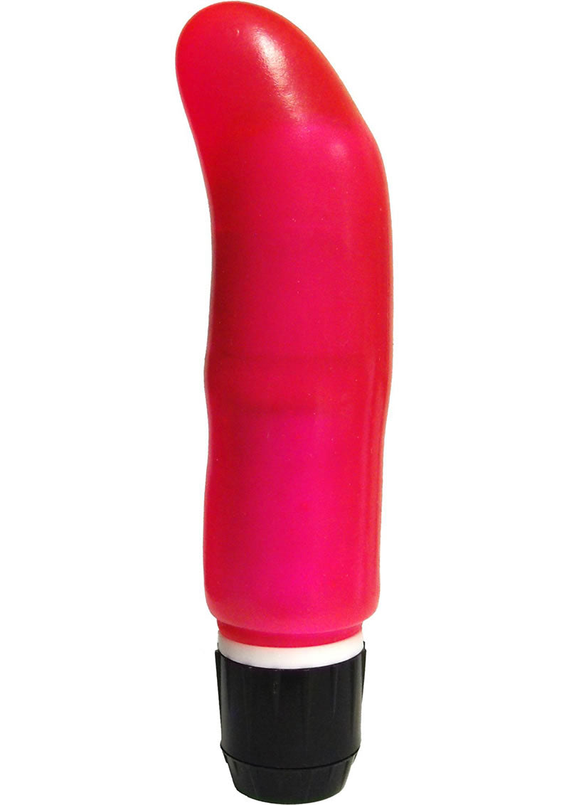 Mini Caribbean Number 1 Vibrator - Red - 5.7in