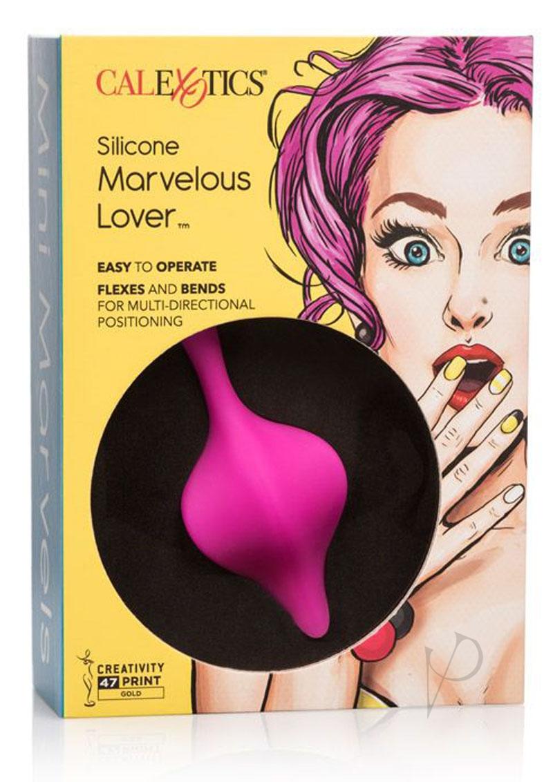 Mini Marvels Marvelous Lover Silicone Rechargeable Vibrator - Pink