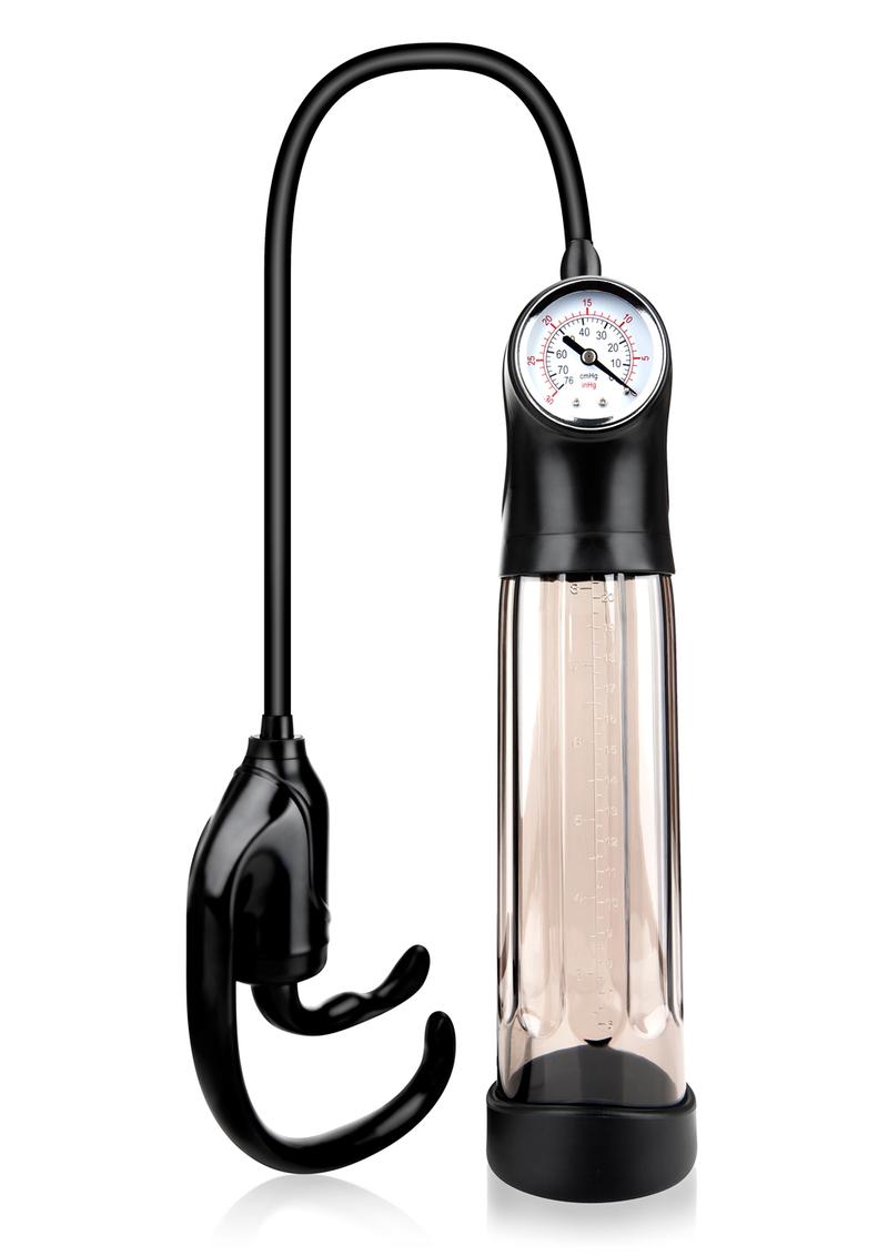 Mojo Momentum Extremely Powerful Suction Penis Pump - Black/Clear