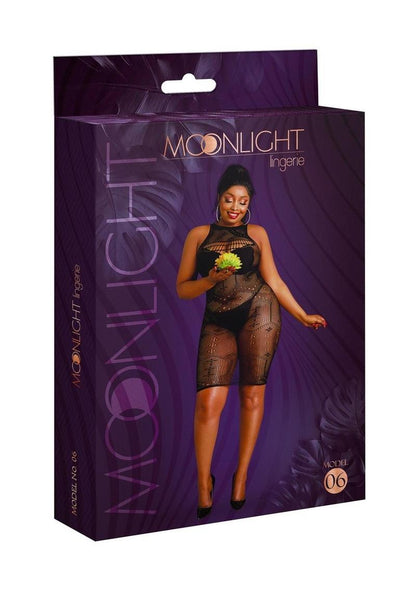 Moonlight Model 06 Dress - Black - Plus Size/Queen