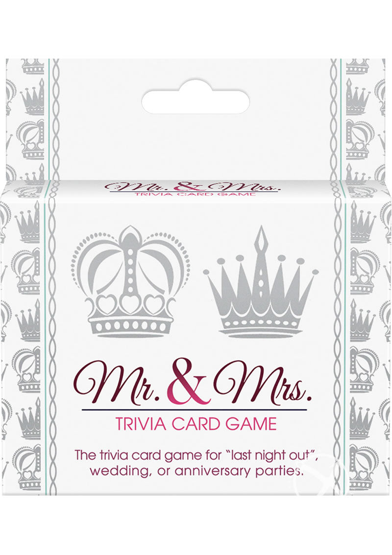 Mr. and Mrs. Trivia Card Game