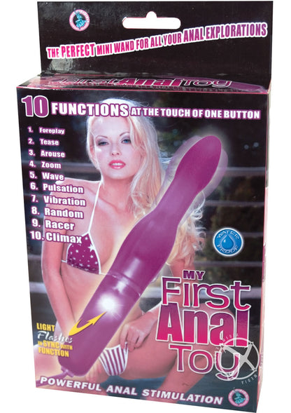 My First Anal Toy Vibrator Mini Wand - Purple