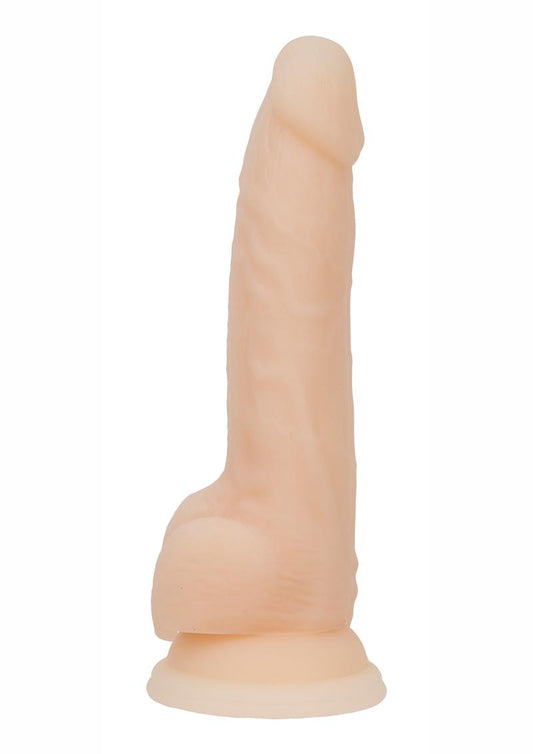 Naked Addiction Silicone Dual Density Dildo - Vanilla - 8in