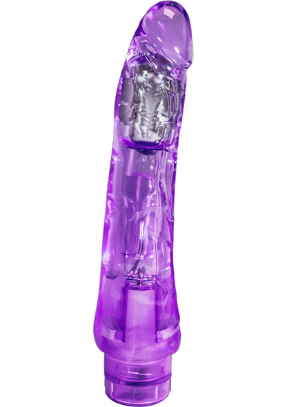 Naturally Yours Mambo Vibrating Dildo - Purple - 9in