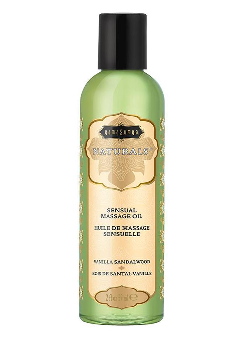 Naturals Massage Oil Vanilla Sandalwood - 2oz