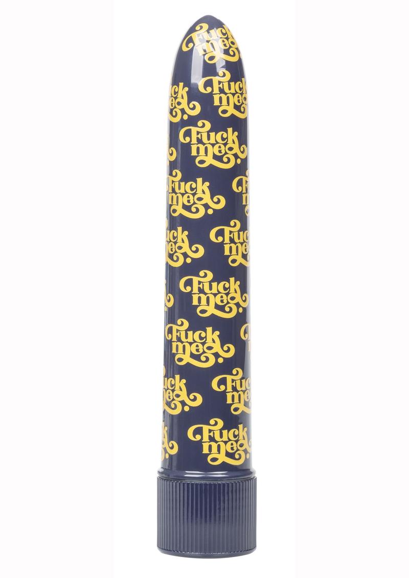 Naughty Bits Fuck Me Vibrating Fuck Stick Vibrator - Multicolor