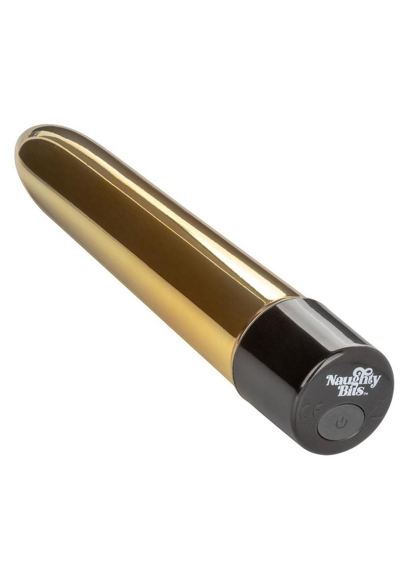 Naughty Bits Gold Dicker Personal Vibrator