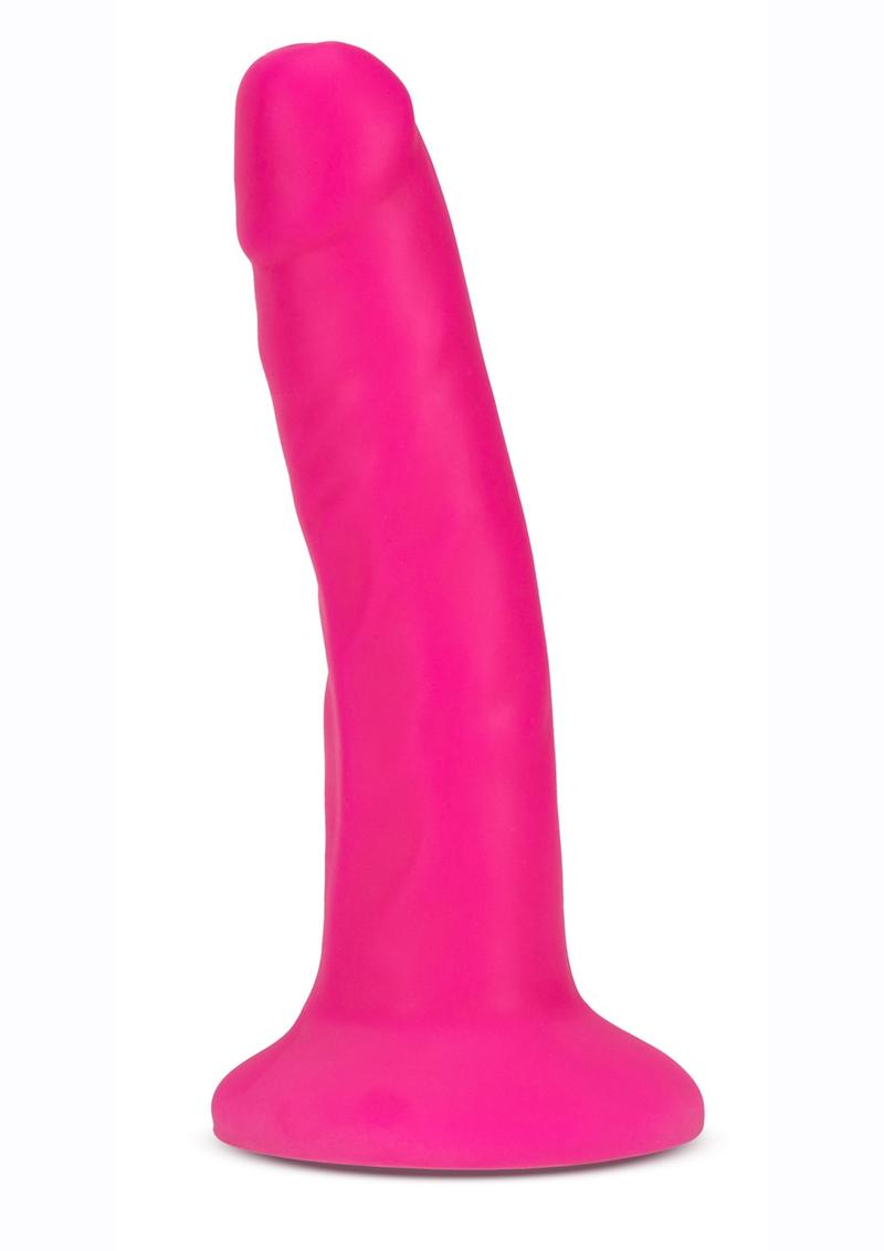 Neo Elite Silicone Dual Density Dildo - Pink - 6in