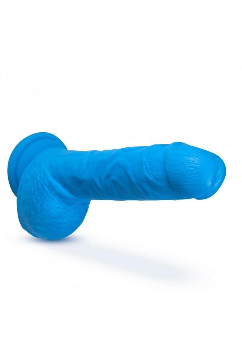 Neo Elite Silicone Dual Density Dildo with Balls