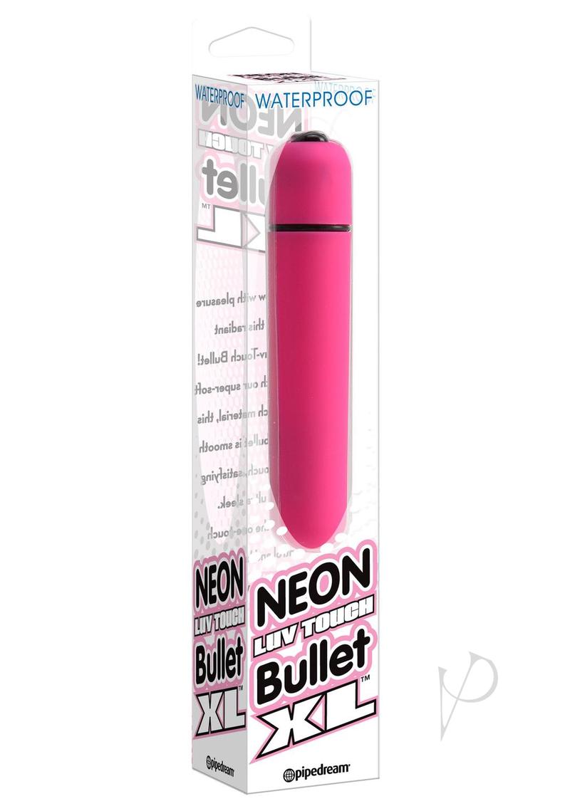 Neon Luv Touch XL Bullet Vibrator - Pink