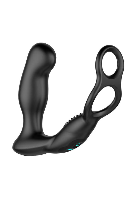 Nexus Revo Embrace Rechargeable Silicone Remote Control Rotating Prostate Massager - Black