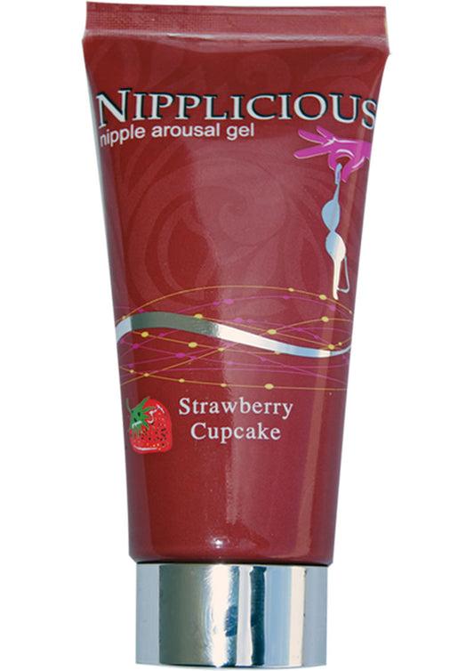 Nipplicious Nipple Arousal Gel Strawberry Cupcake - 1oz