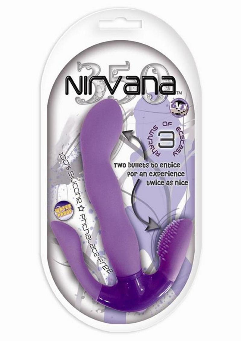 Nirvana 350 Silicone Vibrator - Lavender