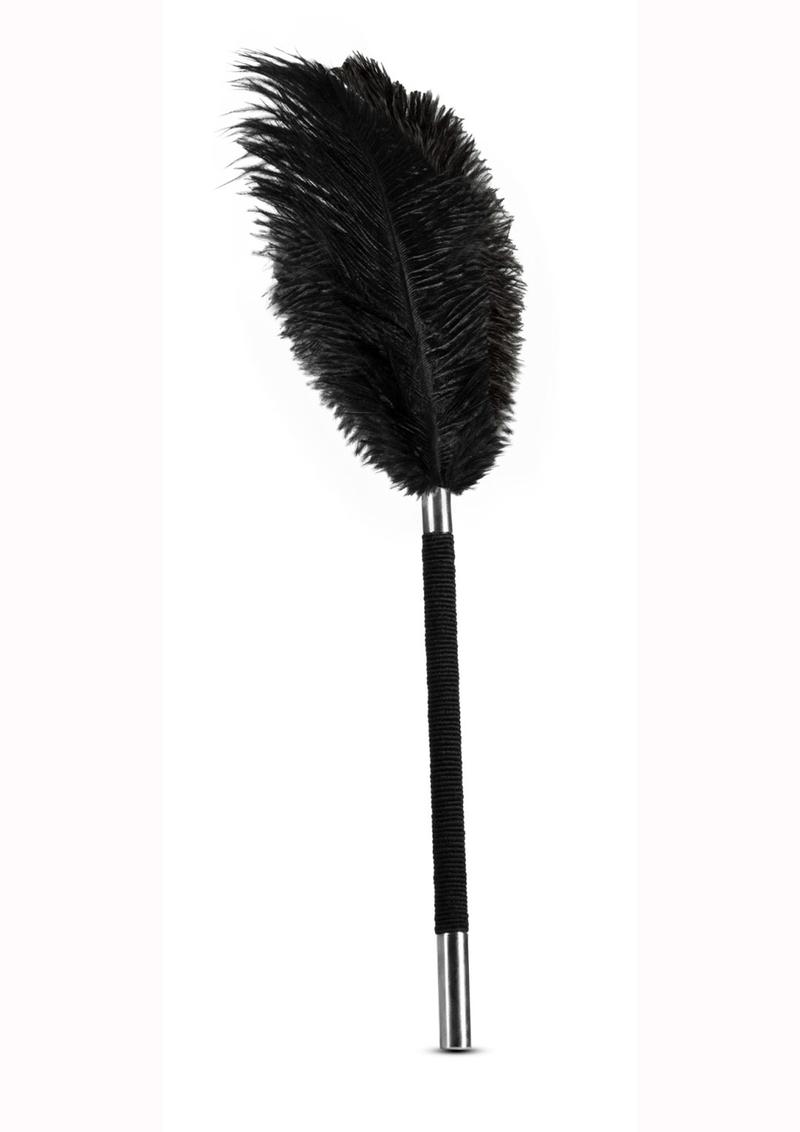 Noir Soft Feather Tickler - Black