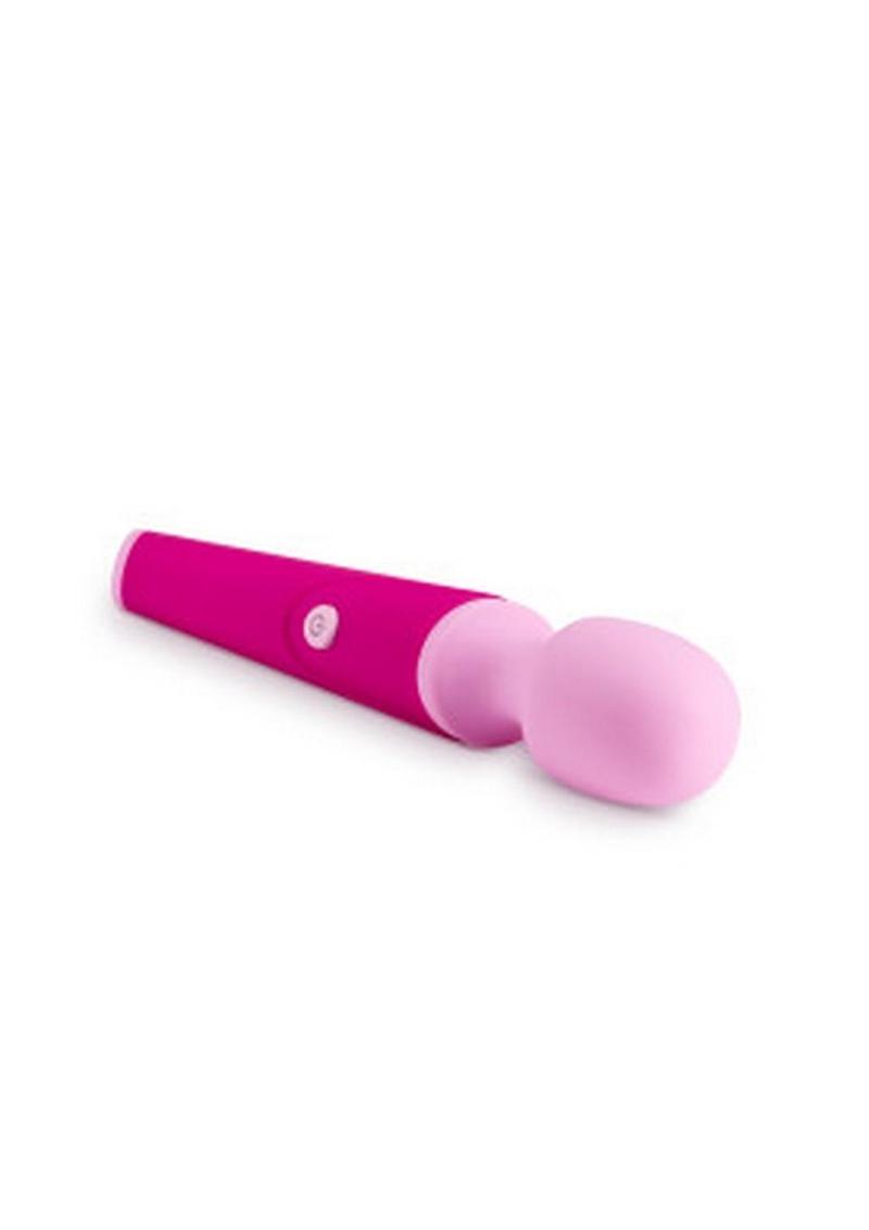 Noje W4 Mini Wand Rechargeable Silicone Massager - Lily