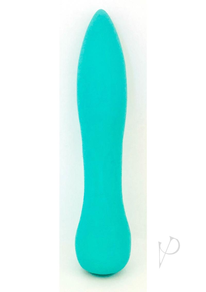 Nu Sensuelle Bobbii Xlr8 Rechargeable Silicone Vibrator - Blue/Electric Blue