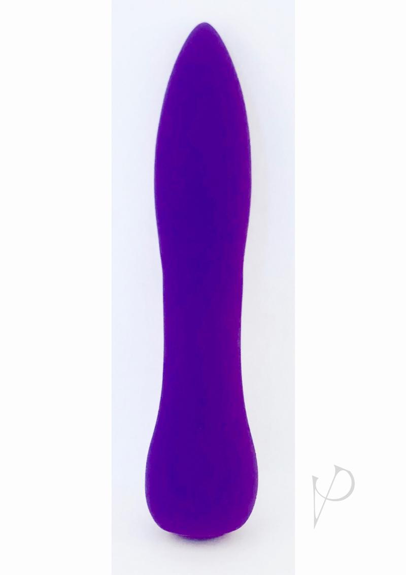 Nu Sensuelle Bobbii Xlr8 Rechargeable Silicone Vibrator - Purple/Ultra Violet