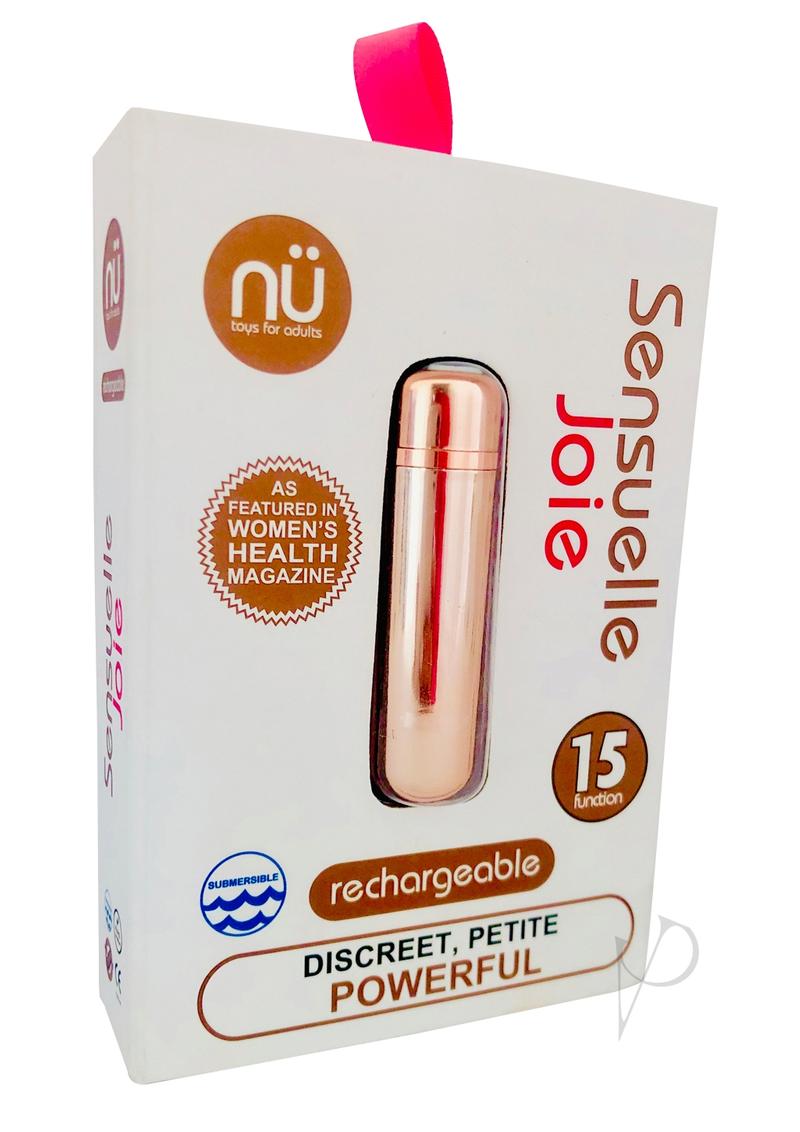 Nu Sensuelle Joie Rechargeable Bullet - Gold/Rose Gold