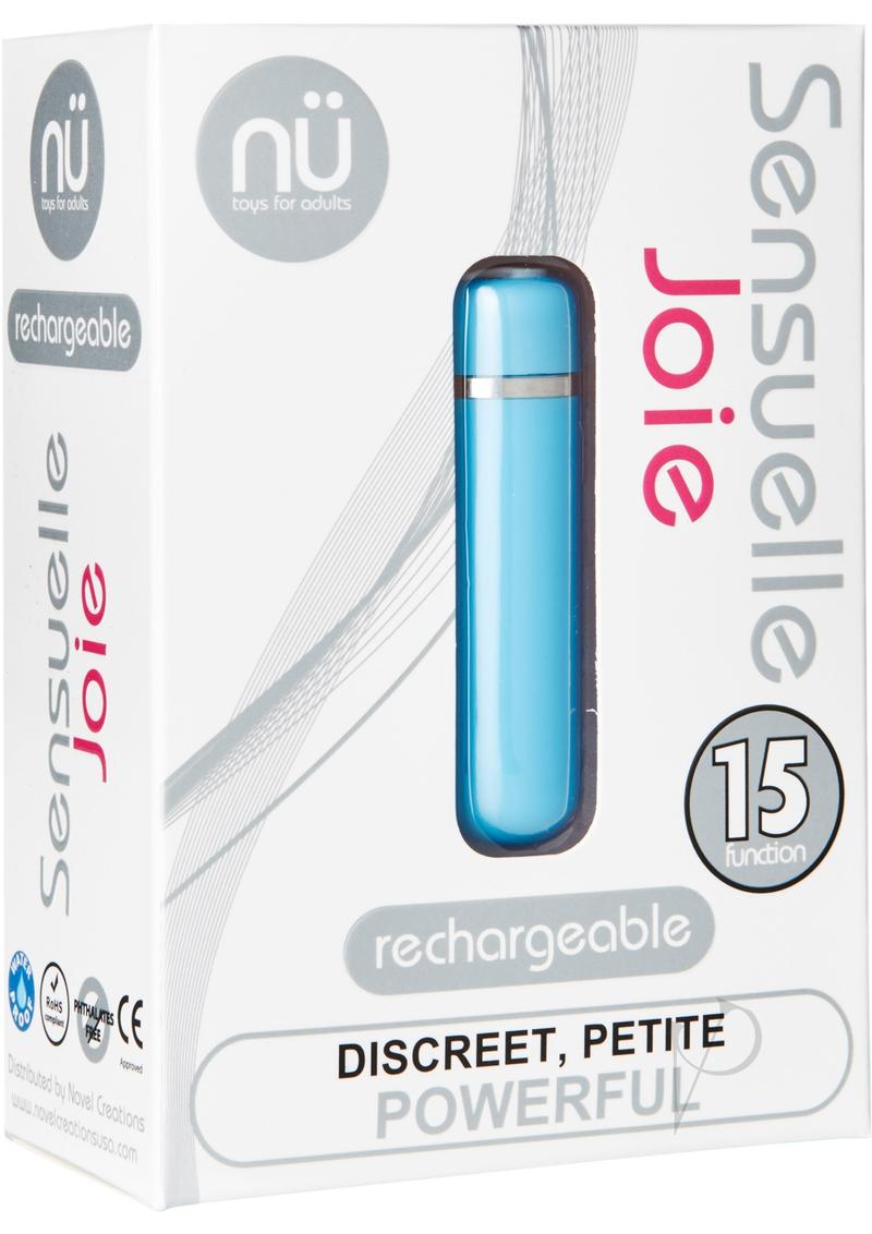 Nu Sensuelle Joie Rechargeable Silicone Bullet - Blue