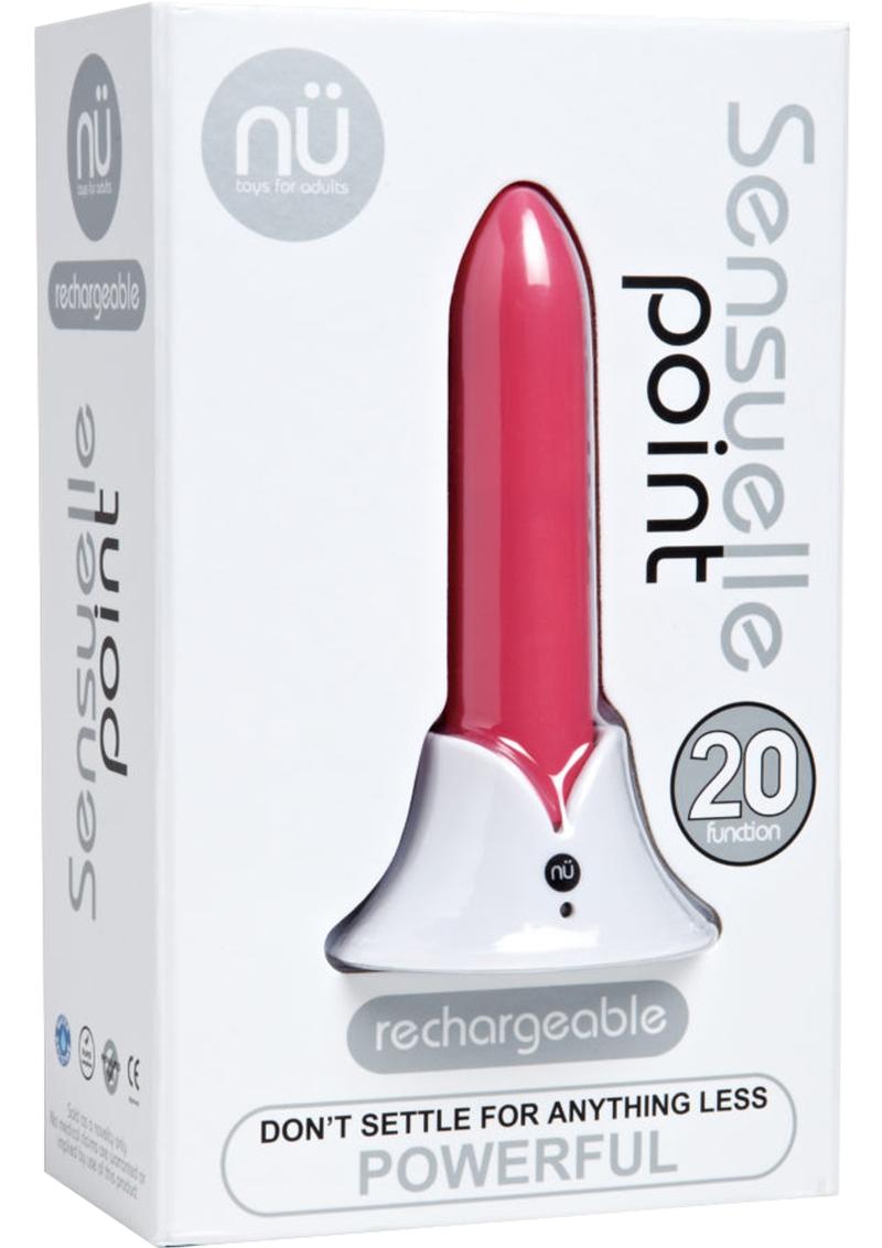 Nu Sensuelle Point Rechargeable Silicone Bullet - Pink