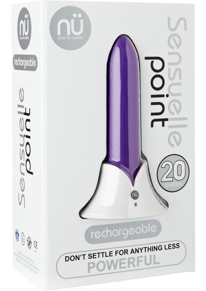 Nu Sensuelle Point Rechargeable Silicone Bullet - Purple