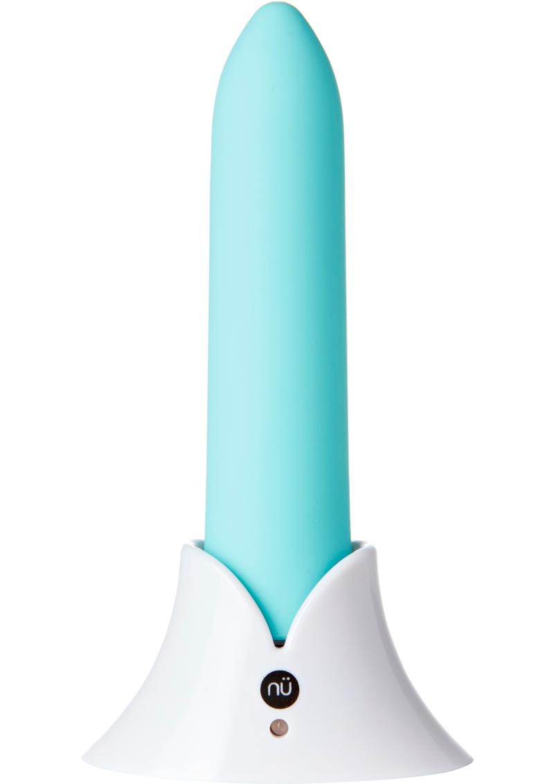 Nu Sensuelle Point Rechargeable Silicone Bullet - Blue/Teal