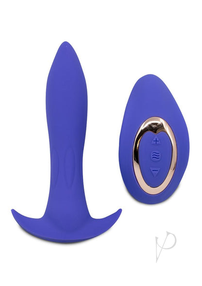 Nu Sensuelle Power Plug Rechargeable Silicone Vibrating Butt Plug - Purple/Ultra Violet