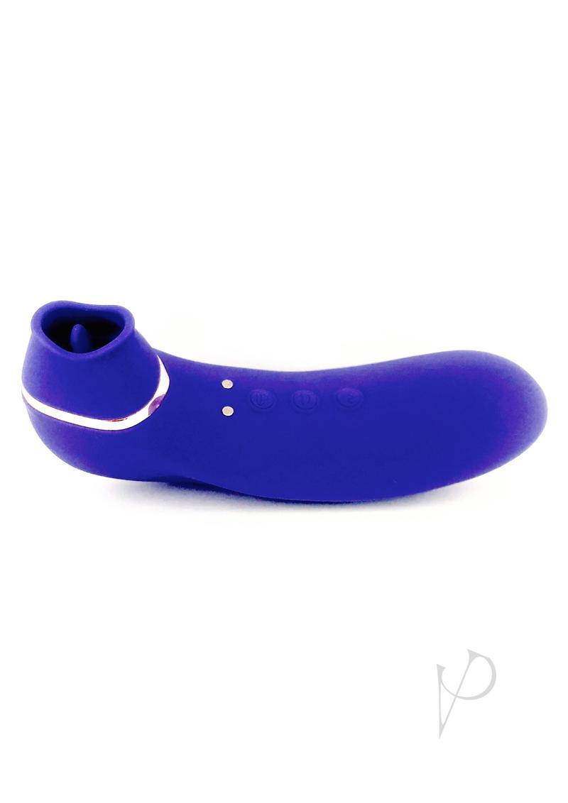 Nu Sensuelle Trinitii Triple Action Rechargeable Silicone Vibrator - Purple/Ultra Violet