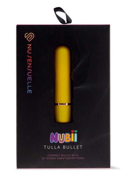 Nu Sensuelle Tulla Nubii Rechargeable Silicone Bullet - Yellow