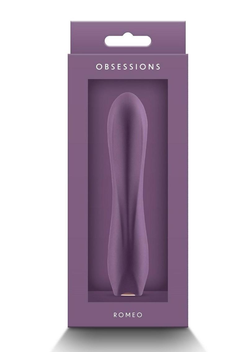 Obsessions Romeo Rechargeable Silicone Vibrator - Purple