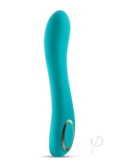 Obsessions Zeus Rechargeable Silicone Vibrator - Aqua/Blue